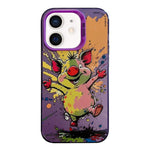 Serie di dipinti a olio con motivo animale PC + custodia per telefono in TPU, For iPhone 12 mini