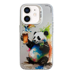 Serie di dipinti a olio con motivo animale PC + custodia per telefono in TPU, For iPhone 12 mini