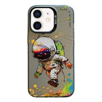 Serie di dipinti a olio con motivo animale PC + custodia per telefono in TPU, For iPhone 12 mini