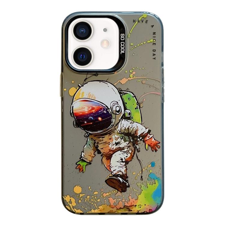 Serie di dipinti a olio con motivo animale PC + custodia per telefono in TPU, For iPhone 12 mini