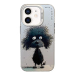 Serie di dipinti a olio con motivo animale PC + custodia per telefono in TPU, For iPhone 12 mini