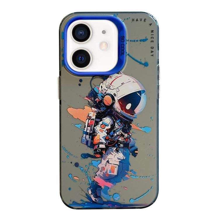Serie di dipinti a olio con motivo animale PC + custodia per telefono in TPU, For iPhone 12 mini