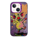 Serie di dipinti a olio con motivo animale PC + custodia per telefono in TPU, For iPhone 13 mini