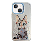 Serie di dipinti a olio con motivo animale PC + custodia per telefono in TPU, For iPhone 13 mini
