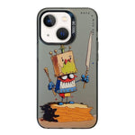 Serie di dipinti a olio con motivo animale PC + custodia per telefono in TPU, For iPhone 13 mini