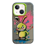 Serie di dipinti a olio con motivo animale PC + custodia per telefono in TPU, For iPhone 13 mini
