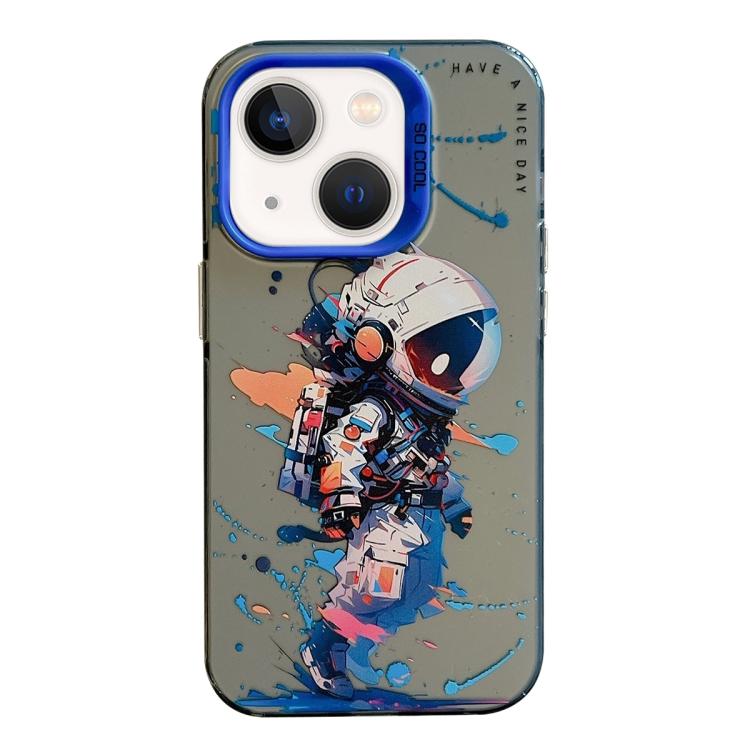 Serie di dipinti a olio con motivo animale PC + custodia per telefono in TPU, For iPhone 13 mini