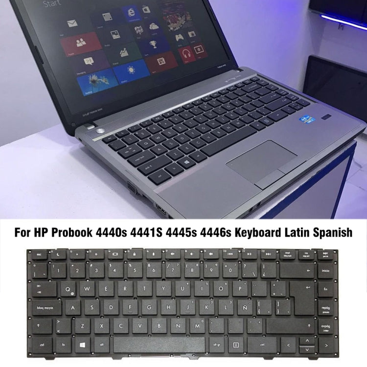 Laptop Keyboard Spanish Version, For HP Probook 4440s / 4441S