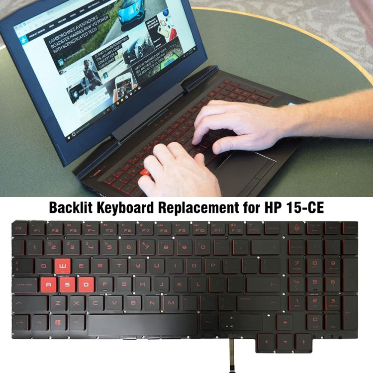 US Version Laptop Keyboard, For HP 15-CE