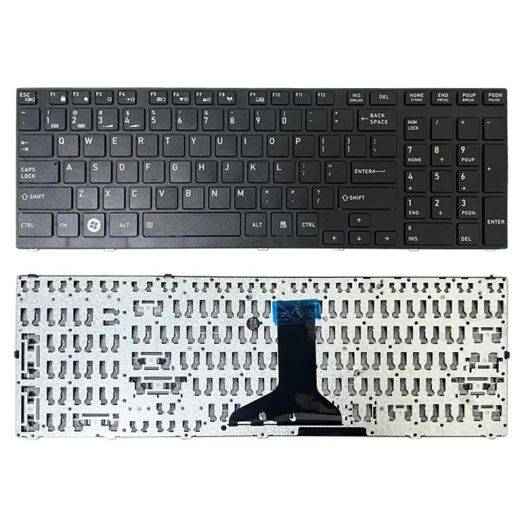 Laptop Keyboard with Frame, For TOSHIBA L840 / L800, For TOSHIBA A660 / A665