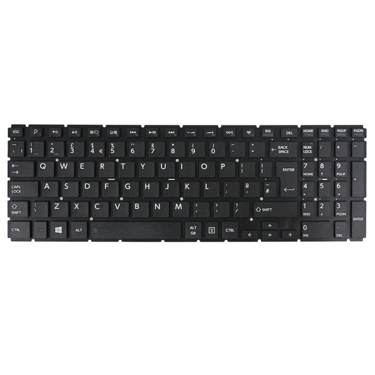 UK Version Laptop Keyboard, For TOSHIBA L50-BX