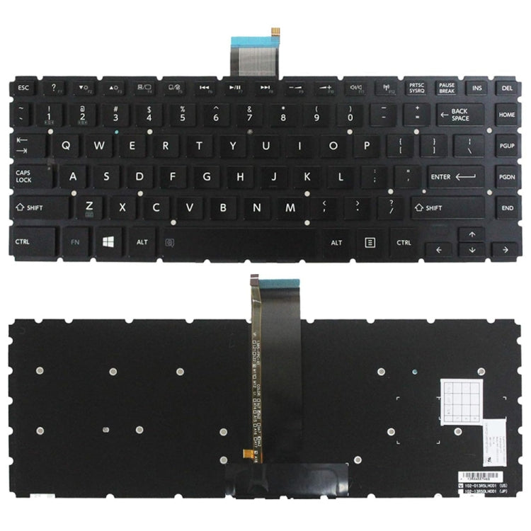 Tastiera retroilluminata per laptop versione USA, For TOSHIBA L40-B / L40D-B / L45-B