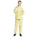 Tuta da lavoro antipolvere con cappuccio diviso antistatico a righe, XXL, XXXL, XXXXL, XXXXXL
