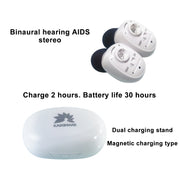 KAIXINWEI VHP-1607B DC3.7V Amplificatore audio per apparecchi acustici Bluetooth in-ear