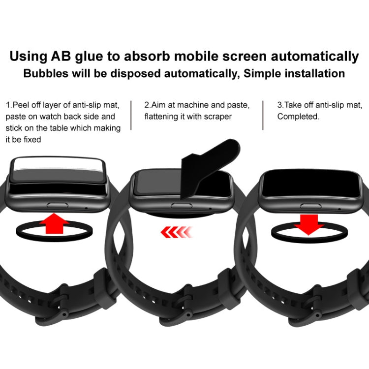 Imak Plexiglass HD Pellicola protettiva per orologio, For Redmi Watch 3 Active