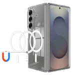 Custodia per telefono in acrilico trasparente MagSafe, For Galaxy Z Fold8 Ultra 5G, For Galaxy Z Flip8 5G, For Samsung Galaxy Z Flip7 5G, For Samsung Galaxy Z Fold5, For Samsung Galaxy Z Flip5