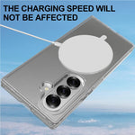 Custodia per telefono in acrilico trasparente MagSafe, For Galaxy Z Fold8 Ultra 5G, For Galaxy Z Flip8 5G, For Samsung Galaxy Z Flip7 5G, For Samsung Galaxy Z Fold5, For Samsung Galaxy Z Flip5