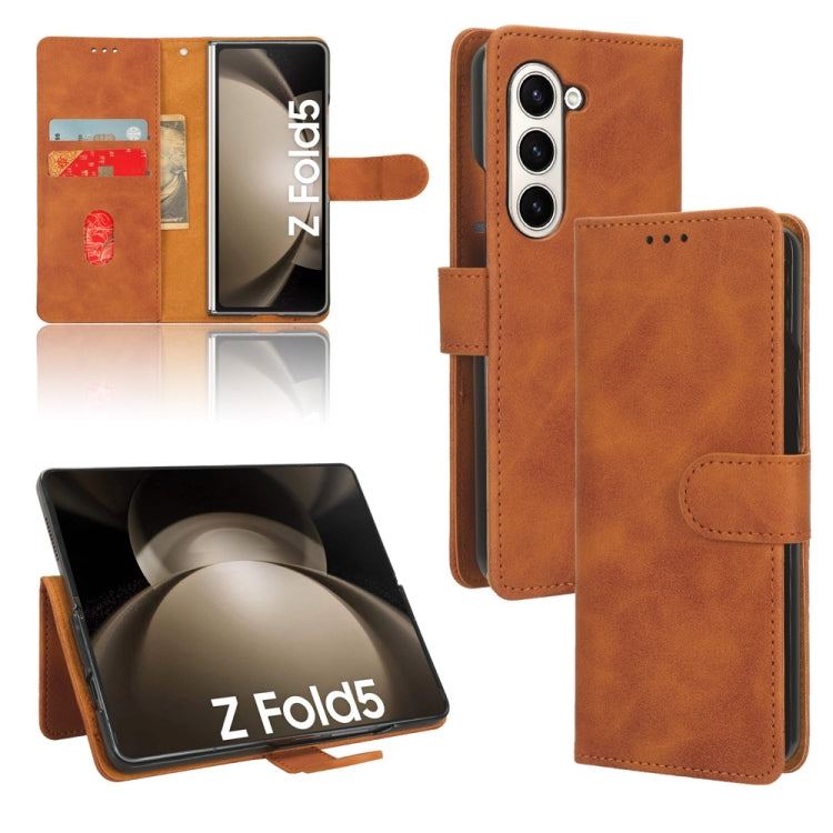 Custodia in pelle per Samsung Galaxy Z Fold7 5G