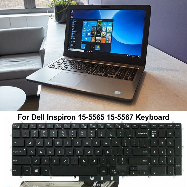 Laptop Keyboard, For Dell Inspiron 15-7566 / 17-7000 Series