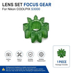 The lens has set the focus gear, For Nikon COOLPIX S3000