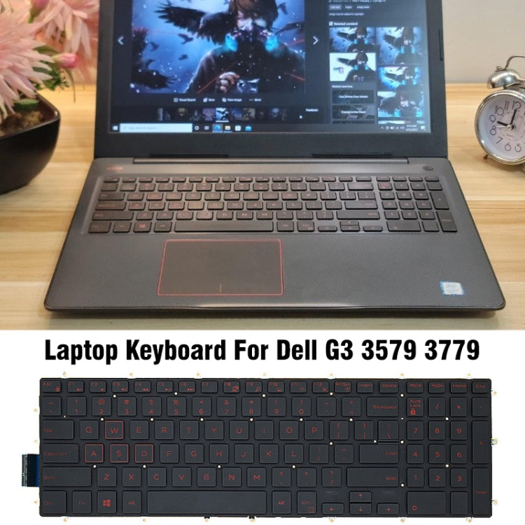 Backlit Laptop Keyboard, For Dell G3 3579 3779 / G5 5587 / G7 7588