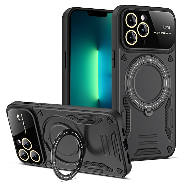 Custodia per telefono con supporto MagSafe per finestra grande, For iPhone 13 Pro Max, For iPhone 13 Pro, For iPhone 13, For iPhone 12