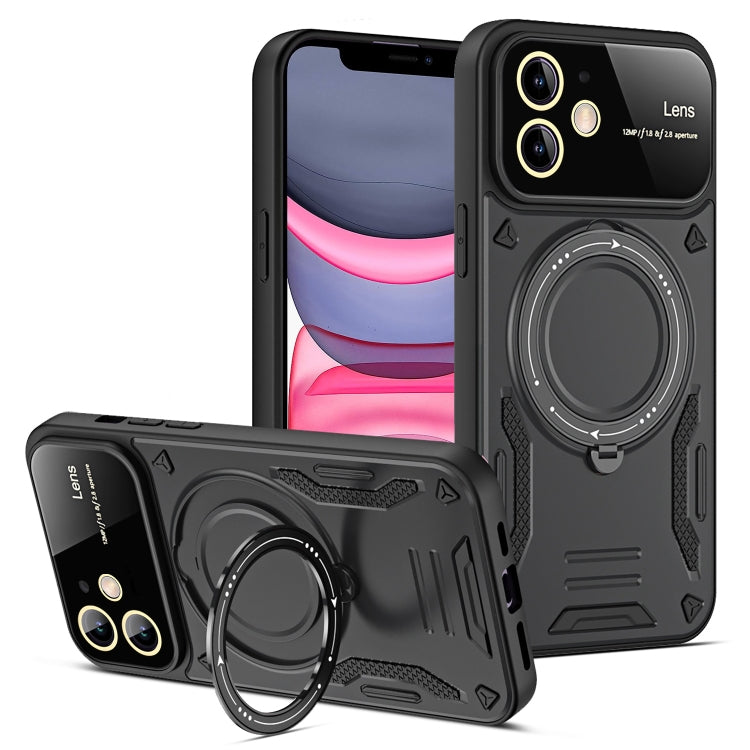 Custodia per telefono con supporto MagSafe per finestra grande, For iPhone 12 Pro Max, For iPhone 12 Pro, For iPhone 11 Pro Max, For iPhone 11