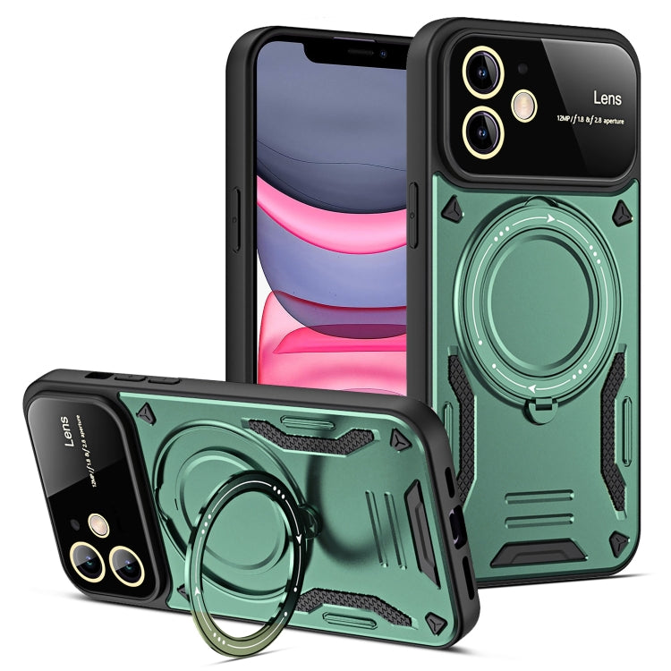 Custodia per telefono con supporto MagSafe per finestra grande, For iPhone 12 Pro Max, For iPhone 12 Pro, For iPhone 11 Pro Max, For iPhone 11