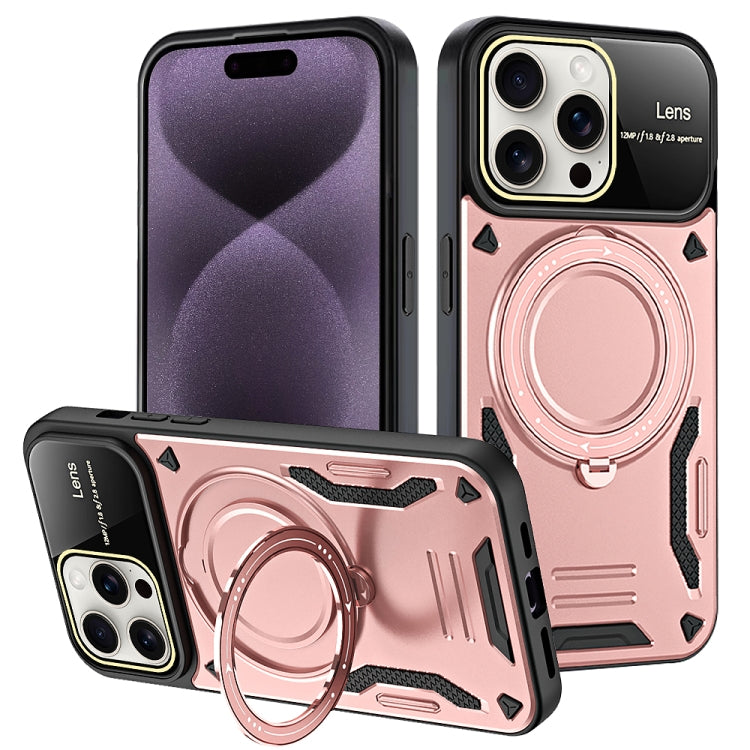 Custodia per telefono con supporto MagSafe per finestra grande, For iPhone 16 Pro Max, For iPhone 16 Pro, For iPhone 16 Plus, For iPhone 16