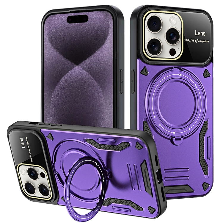 Custodia per telefono con supporto MagSafe per finestra grande, For iPhone 16 Pro Max, For iPhone 16 Pro, For iPhone 16 Plus, For iPhone 16