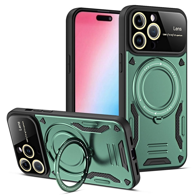 Custodia per telefono con supporto MagSafe per finestra grande, For iPhone 15 Pro Max, For iPhone 15 Pro, For iPhone 15 Plus, For iPhone 15