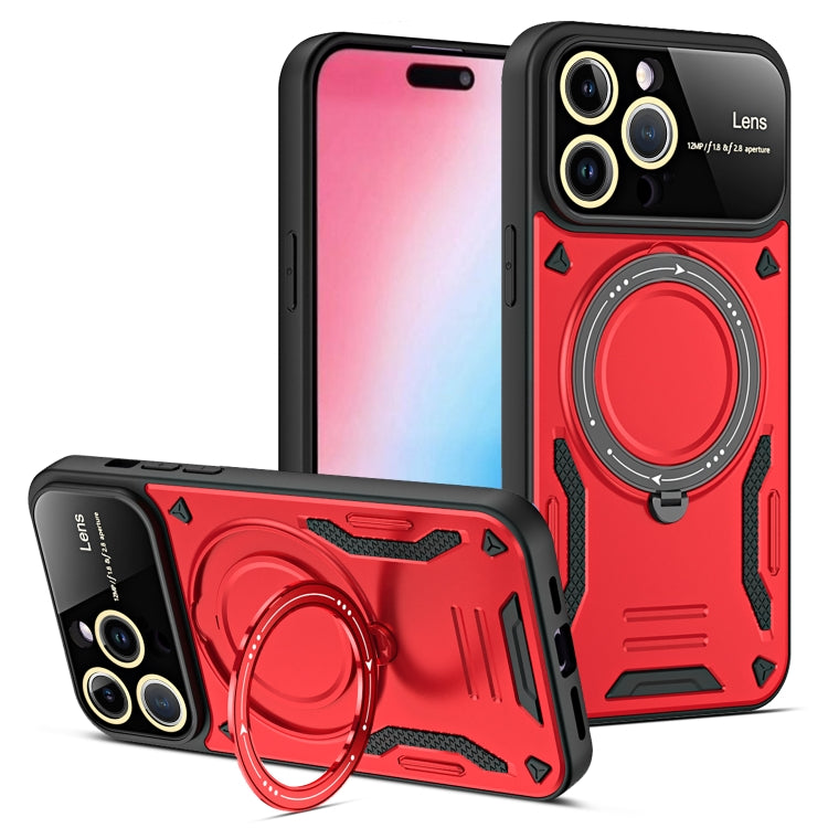 Custodia per telefono con supporto MagSafe per finestra grande, For iPhone 15 Pro Max, For iPhone 15 Pro, For iPhone 15 Plus, For iPhone 15