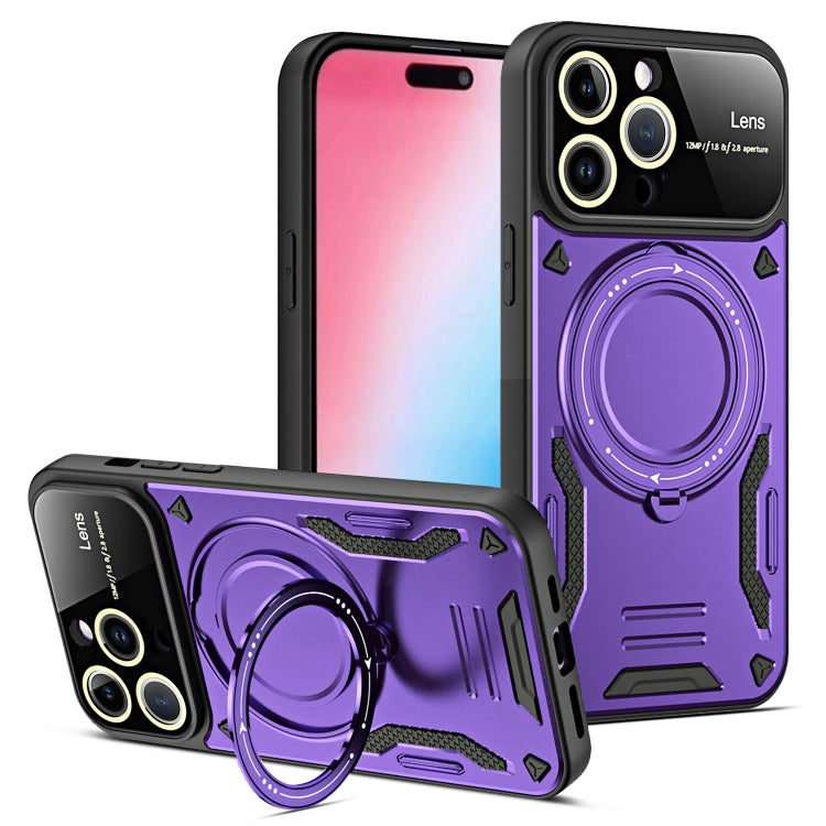 Custodia per telefono con supporto MagSafe per finestra grande, For iPhone 15 Pro Max, For iPhone 15 Pro, For iPhone 15 Plus, For iPhone 15