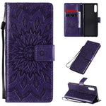 Custodia portafoglio in pelle PU per Sony Xperia L4