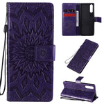 Custodia portafoglio in pelle PU per Sony Xperia L4