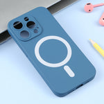 Custodia per telefono Magsafe in silicone liquido, For iPhone 16 Pro Max, For iPhone 16 Pro