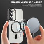 Custodia TPU MagSafe con pellicola per lenti Samsung Galaxy S21+