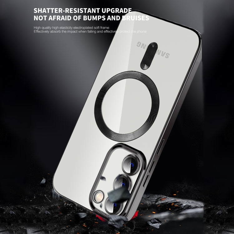Custodia TPU MagSafe con pellicola per lenti Samsung Galaxy S21+