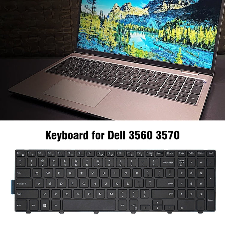 US Version Laptop Keyboard, For Dell 3560 3570