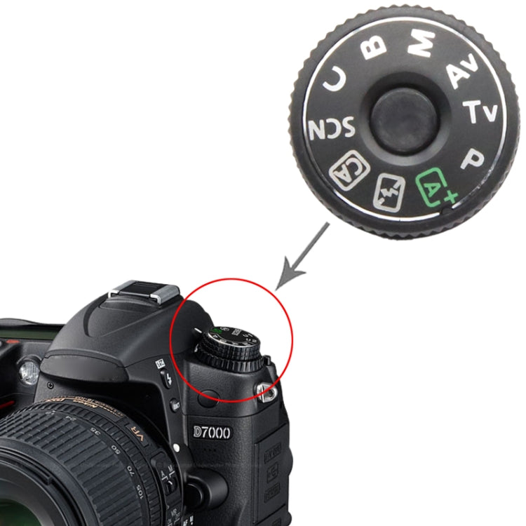 Mode Dial, For Nikon D7000