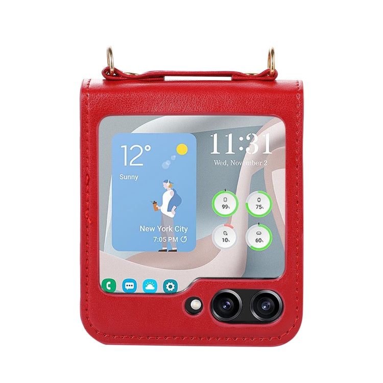 Custodia portafoglio in pelle pieghevole per Samsung Galaxy Z Fli