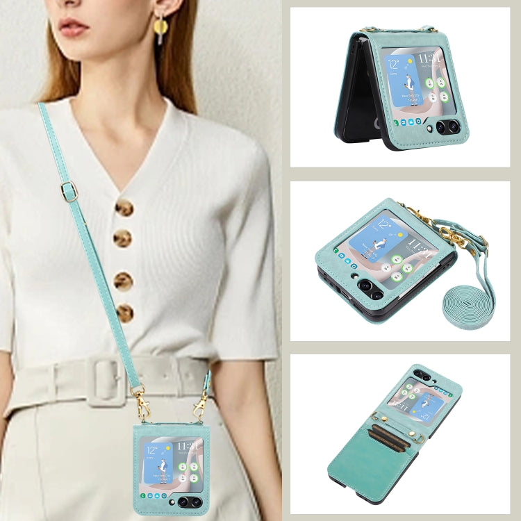 Custodia portafoglio in pelle pieghevole per Samsung Galaxy Z Fli