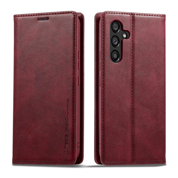Custodia per telefono in pelle antifurto LC.IMEEKE RFID, For Samsung Galaxy S23 FE 5G, For Samsung Galaxy S24 Ultra, For Samsung Galaxy S24+, For Samsung Galaxy S24
