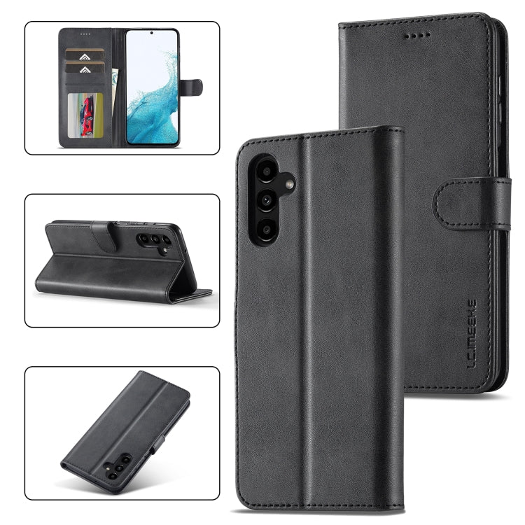 LC.IMEEKE Custodia per cellulare in pelle di vitello, For Samsung Galaxy S23 FE 5G, For Samsung Galaxy A05S, For Samsung Galaxy A05, For Samsung Galaxy S24 Ultra 5G