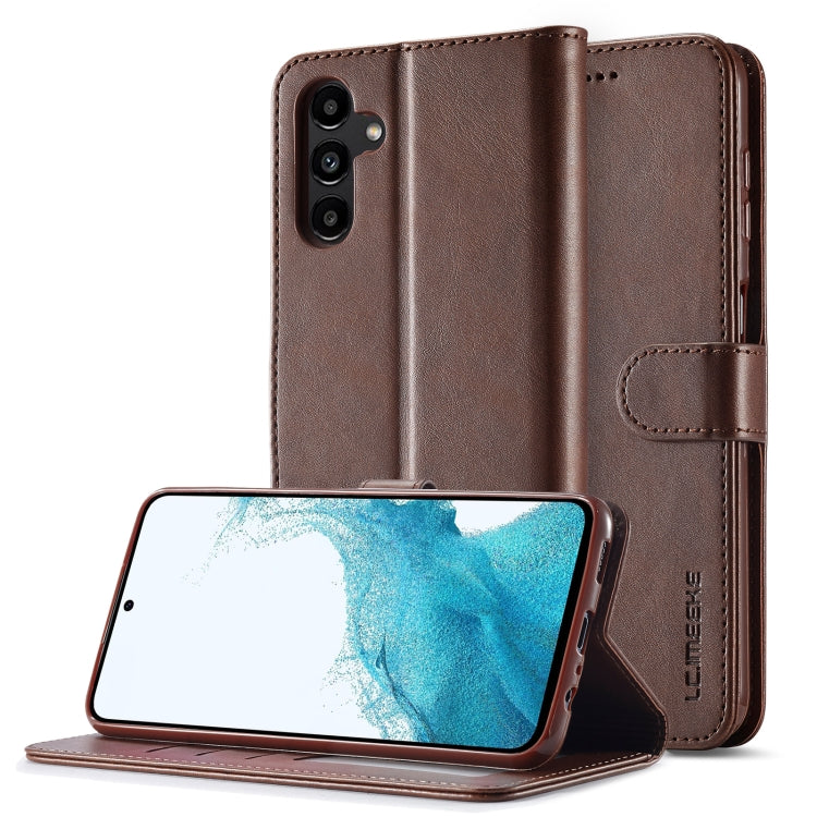 LC.IMEEKE Custodia per cellulare in pelle di vitello, For Samsung Galaxy S23 FE 5G, For Samsung Galaxy A05S, For Samsung Galaxy A05, For Samsung Galaxy S24 Ultra 5G