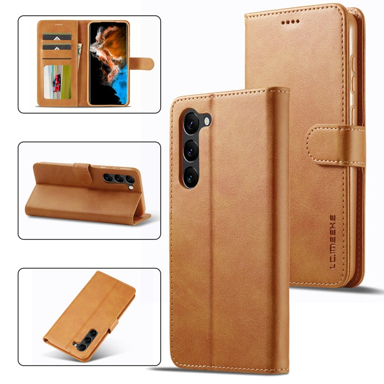 LC.IMEEKE Custodia per cellulare in pelle di vitello, For Samsung Galaxy A35 5G, For Samsung Galaxy A55 5G, For Samsung Galaxy S24+ 5G, For Samsung Galaxy S24 5G