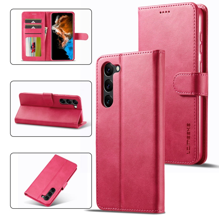 LC.IMEEKE Custodia per cellulare in pelle di vitello, For Samsung Galaxy A35 5G, For Samsung Galaxy A55 5G, For Samsung Galaxy S24+ 5G, For Samsung Galaxy S24 5G