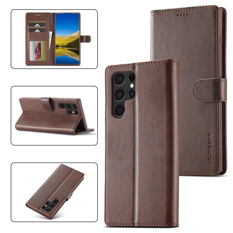 LC.IMEEKE Custodia per cellulare in pelle di vitello, For Samsung Galaxy S23 FE 5G, For Samsung Galaxy A05S, For Samsung Galaxy A05, For Samsung Galaxy S24 Ultra 5G
