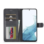 LC.IMEEKE Custodia per cellulare in pelle di vitello, For Samsung Galaxy A35 5G, For Samsung Galaxy A55 5G, For Samsung Galaxy S24+ 5G, For Samsung Galaxy S24 5G