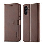 LC.IMEEKE Custodia per cellulare in pelle di vitello, For Samsung Galaxy A35 5G, For Samsung Galaxy A55 5G, For Samsung Galaxy S24+ 5G, For Samsung Galaxy S24 5G